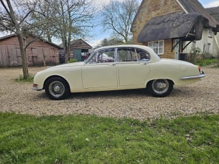CREAM 1967 JAGUAR 3.4 S TYPE - Photo 5