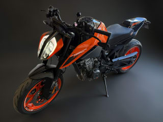 ORANGE 2021 KTM 790 DUKE 20 - Photo 2