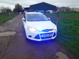 WHITE 2013 FORD FOCUS EDGE TDCI 115 - Photo 1