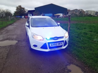 WHITE 2013 FORD FOCUS EDGE TDCI 115 - Photo 3