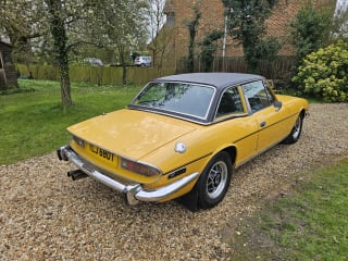 YELLOW 1978 TRIUMPH STAG - Photo 4