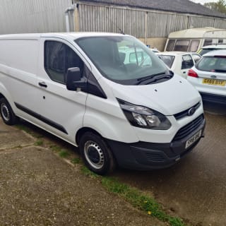 WHITE 2018 FORD TRANSIT CUSTOM 290 - Photo 1