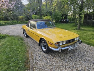 YELLOW 1978 TRIUMPH STAG - Photo 8