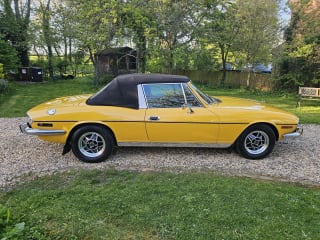 YELLOW 1978 TRIUMPH STAG - Photo 11