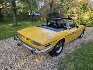 YELLOW 1978 TRIUMPH STAG - Photo 4