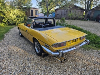 YELLOW 1978 TRIUMPH STAG - Photo 3