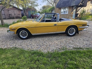 YELLOW 1978 TRIUMPH STAG - Photo 5