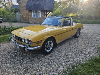 YELLOW 1978 TRIUMPH STAG - Photo 2