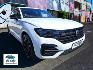 WHITE 2023 VOLKSWAGEN TOUAREG V6 BLACK EDITION TDI A - Photo 1