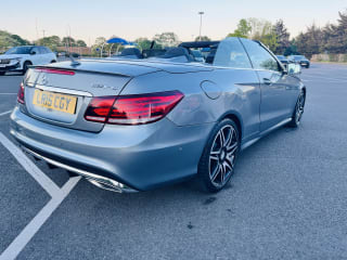 SILVER 2015 MERCEDES-BENZ E220 SE AMG BLUETEC AUTO CONVERTIBLE CABRIOLET - Photo 8