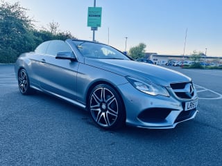 SILVER 2015 MERCEDES-BENZ E220 SE AMG BLUETEC AUTO CONVERTIBLE CABRIOLET - Photo 11