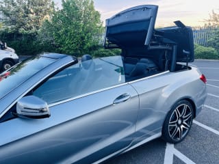 SILVER 2015 MERCEDES-BENZ E220 SE AMG BLUETEC AUTO CONVERTIBLE CABRIOLET - Photo 16