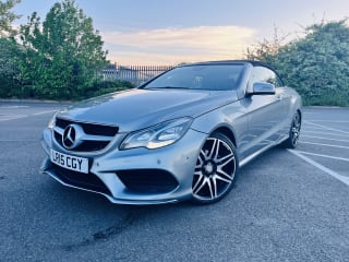 SILVER 2015 MERCEDES-BENZ E220 SE AMG BLUETEC AUTO CONVERTIBLE CABRIOLET - Photo 17