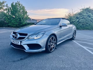 SILVER 2015 MERCEDES-BENZ E220 SE AMG BLUETEC AUTO CONVERTIBLE CABRIOLET - Photo 19