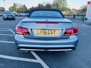 SILVER 2015 MERCEDES-BENZ E220 SE AMG BLUETEC AUTO CONVERTIBLE CABRIOLET - Photo 22
