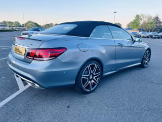 SILVER 2015 MERCEDES-BENZ E220 SE AMG BLUETEC AUTO CONVERTIBLE CABRIOLET - Photo 23
