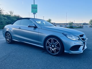 SILVER 2015 MERCEDES-BENZ E220 SE AMG BLUETEC AUTO CONVERTIBLE CABRIOLET - Photo 25