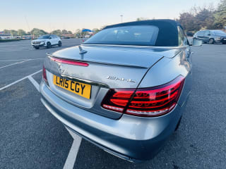 SILVER 2015 MERCEDES-BENZ E220 SE AMG BLUETEC AUTO CONVERTIBLE CABRIOLET - Photo 28