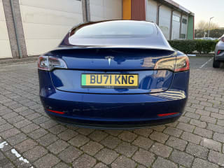 BLUE 2021 TESLA MODEL 3 STANDARD RANGE + - Mobile Upload