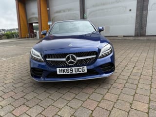 BLUE 2019 MERCEDES-BENZ C 300 AMG LINE AUTO - Mobile Upload