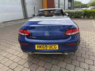 BLUE 2019 MERCEDES-BENZ C 300 AMG LINE AUTO - Mobile Upload