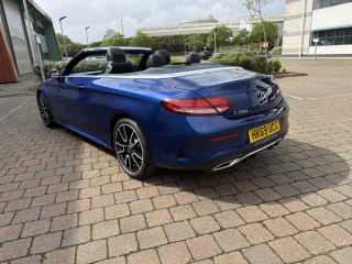 BLUE 2019 MERCEDES-BENZ C 300 AMG LINE AUTO - Mobile Upload