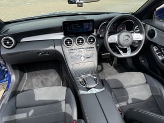 BLUE 2019 MERCEDES-BENZ C 300 AMG LINE AUTO - Mobile Upload