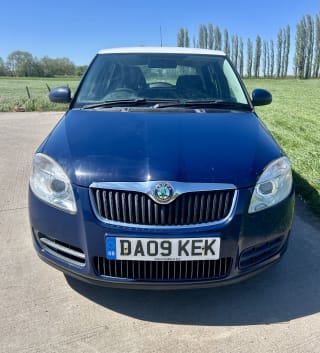 BLUE 2009 SKODA FABIA 2 HTP 70 - Mobile Upload
