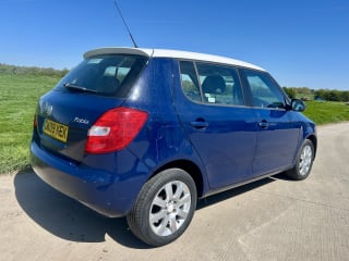 BLUE 2009 SKODA FABIA 2 HTP 70 - Mobile Upload