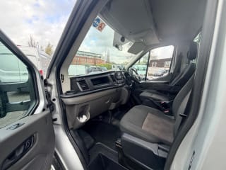 SILVER AND BLUE 2022 FORD TRANSIT 350 LEADER ECOBLUE - Photo 13
