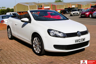 WHITE 2012 VOLKSWAGEN GOLF  BLUEMOTION TDI CONVERTIBLE - Photo 6