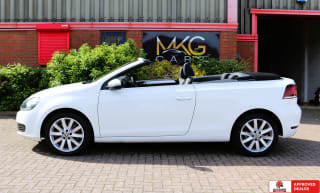 WHITE 2012 VOLKSWAGEN GOLF  BLUEMOTION TDI CONVERTIBLE - Photo 4