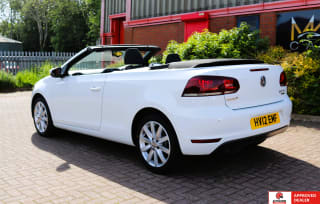 WHITE 2012 VOLKSWAGEN GOLF  BLUEMOTION TDI CONVERTIBLE - Photo 7