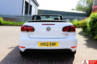 WHITE 2012 VOLKSWAGEN GOLF  BLUEMOTION TDI CONVERTIBLE - Photo 10