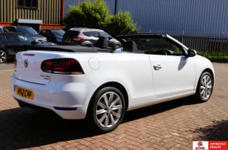 WHITE 2012 VOLKSWAGEN GOLF  BLUEMOTION TDI CONVERTIBLE - Photo 12