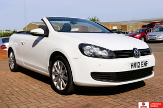 WHITE 2012 VOLKSWAGEN GOLF  BLUEMOTION TDI CONVERTIBLE - Photo 18