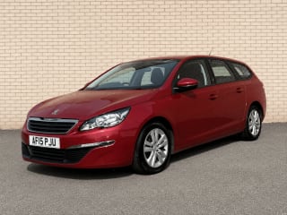 Side profile of 2015 PEUGEOT 308 ACTIVE SW estate