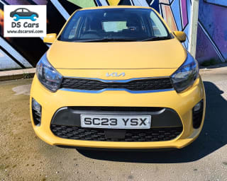 Interior cockpit view of the 2023 Kia Picanto Automatic