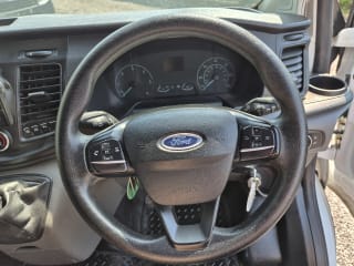 WHITE 2022 FORD TRANSIT CUSTOM 300 2.0 Tdci   eco blue  - Imaging+