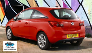 Engine bay of the Vauxhall Corsa SRI ECOFLEX 1.4 petrol