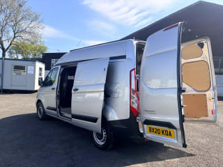 SILVER 2020 FORD TRANSIT CUSTOM 320LEADER EBLUE - Photo 10