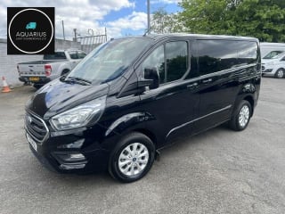 BLACK 2019 FORD TRANSIT CUSTOM 280 LIMITED - Photo 1