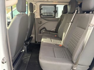 WHITE 2022 FORD TRANSIT CUSTOM 300LIMITD EBLUE - Photo 4