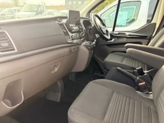 WHITE 2022 FORD TRANSIT CUSTOM 300LIMITD EBLUE - Photo 5