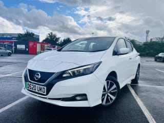 WHITE 2020 NISSAN LEAF ACENTA - Photo 1