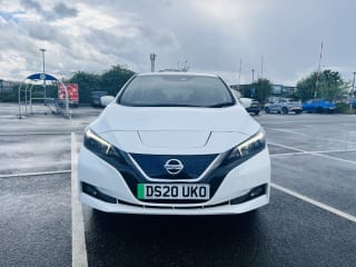 WHITE 2020 NISSAN LEAF ACENTA - Photo 2