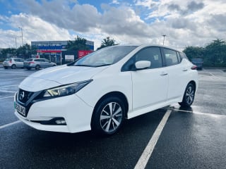 WHITE 2020 NISSAN LEAF ACENTA - Photo 3