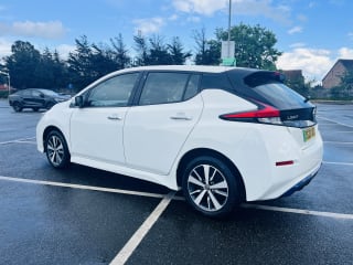 WHITE 2020 NISSAN LEAF ACENTA - Photo 4