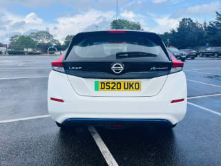WHITE 2020 NISSAN LEAF ACENTA - Photo 5