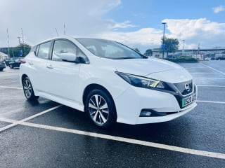 WHITE 2020 NISSAN LEAF ACENTA - Photo 7